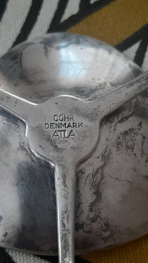 Vintage Ljusstakar Carl Cohr Danmark ATLA Silverpläterad 1959