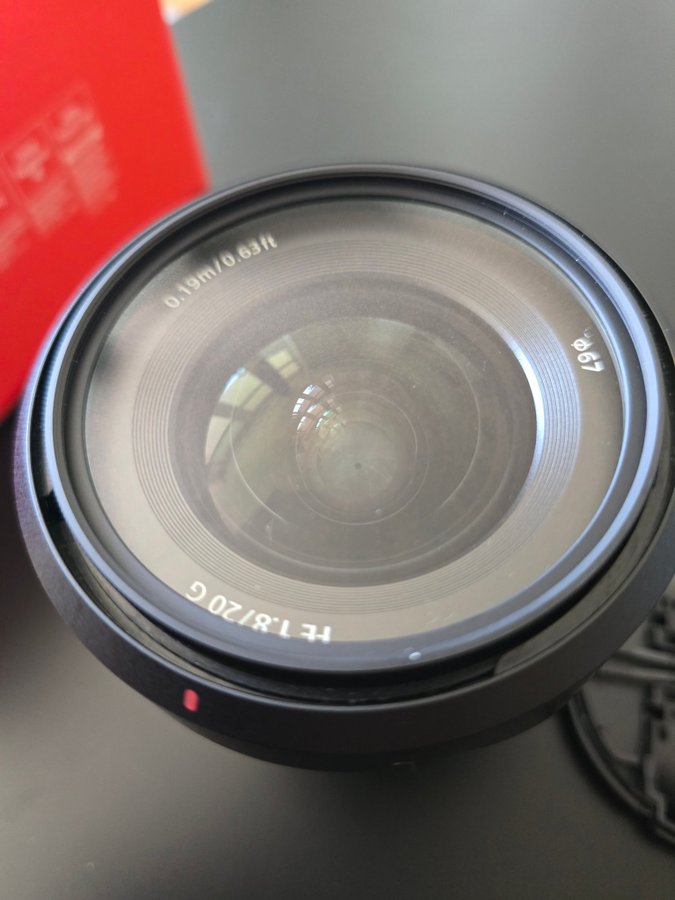 Sony FE 20mm f/18 G Objektiv