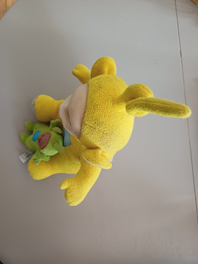 Teletubbies Plush Toys - Big Yellow Teletubby with Little Green Teletubby