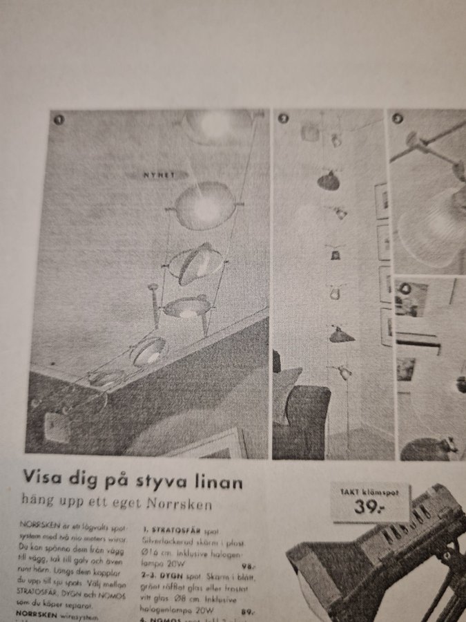 Spotlight Ikea 1990 Norrsken