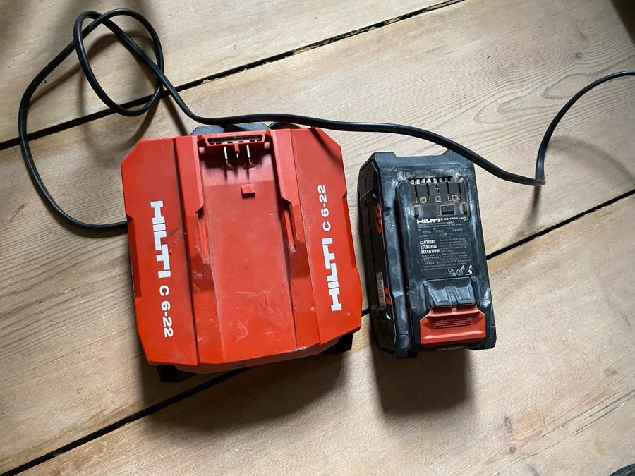 Hilti C 6-22 Batteri och Laddare