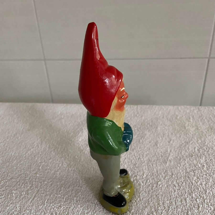 RETRO TOMTE GRÄFENRODA DDR TERRAKOTTA 1 STYCK MED KANNA