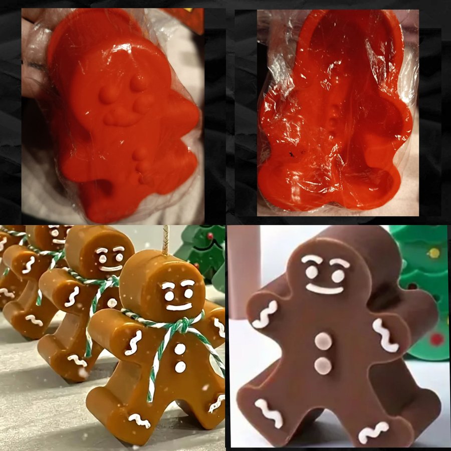 Gullig Muffinsform/ Silikonform av pepparkadg.ubbe/Pepparkaksman