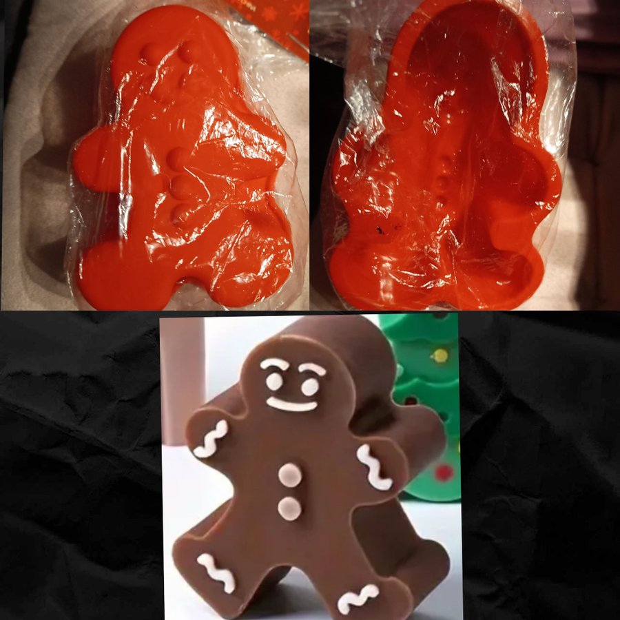 Gullig Muffinsform/ Silikonform av pepparkadg.ubbe/Pepparkaksman