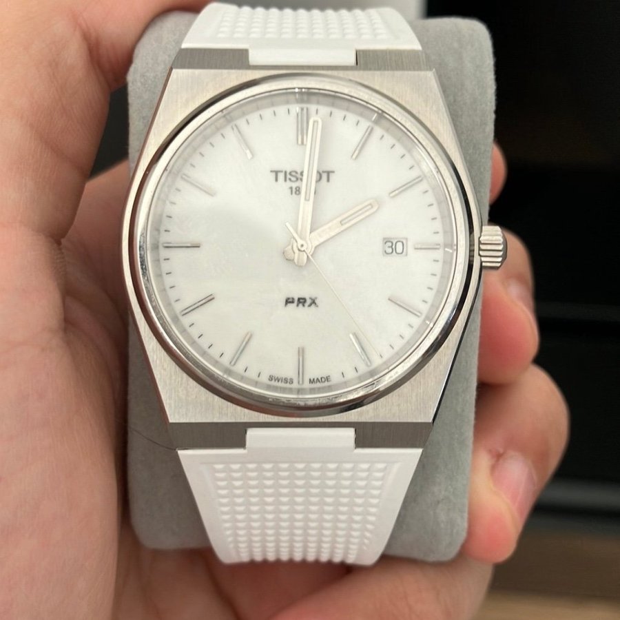 Tissot PRX - Vit Urtavla