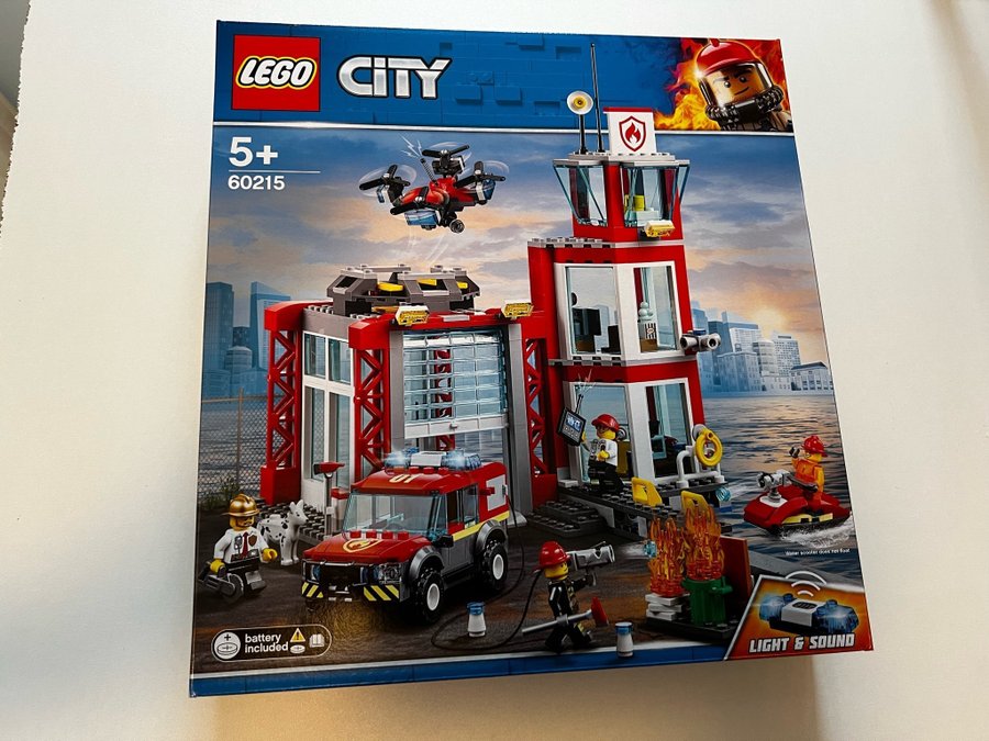 LEGO City brandstation 60215 NY OÖPPNAD