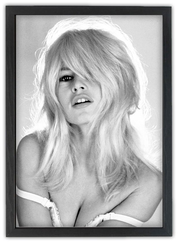 Brigitte Bardot porträtt 3 21x30cm