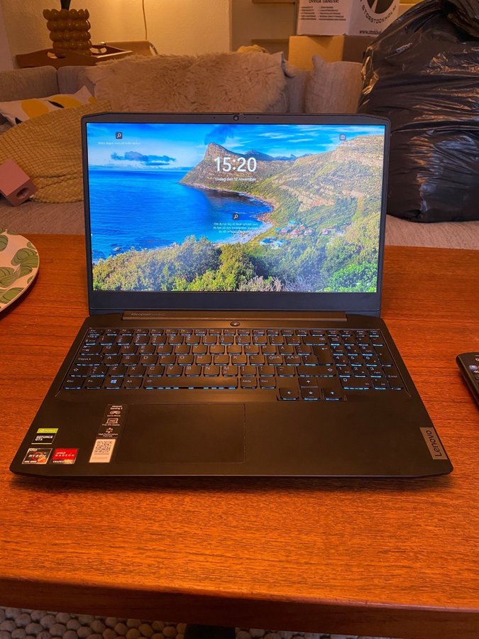 Lenovo Ideapad Gaming Laptop 3 Ryzen 5 4600H 1650 ti 8gb ram