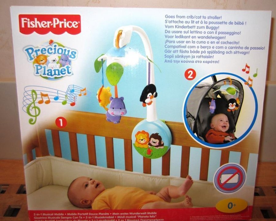 Fisher-Price Precious Planet - 2-i-1 Speldosa Till Babyn
