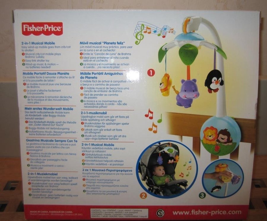 Fisher-Price Precious Planet - 2-i-1 Speldosa Till Babyn