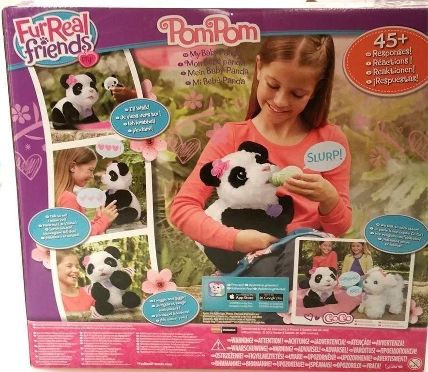 FurReal Friends interaktiv PomPom Panda med tillbehör