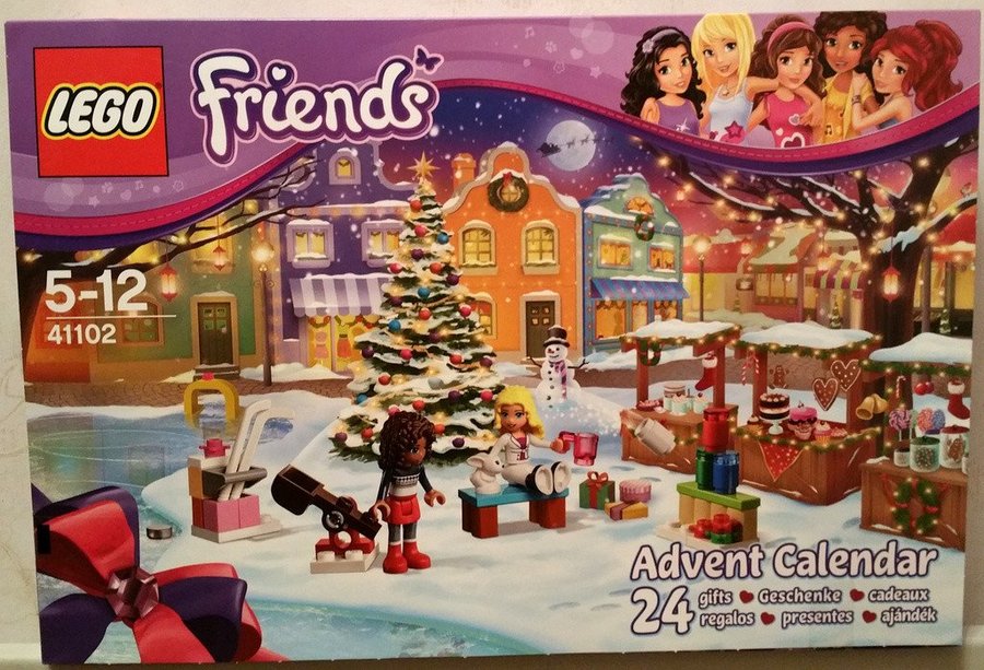 Lego Friends 41102 - Adventskalender med Lego Tjejer mm