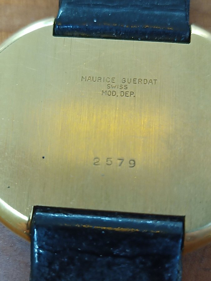 Maurice Guerdat Uhr 70'er Jahre Vintage