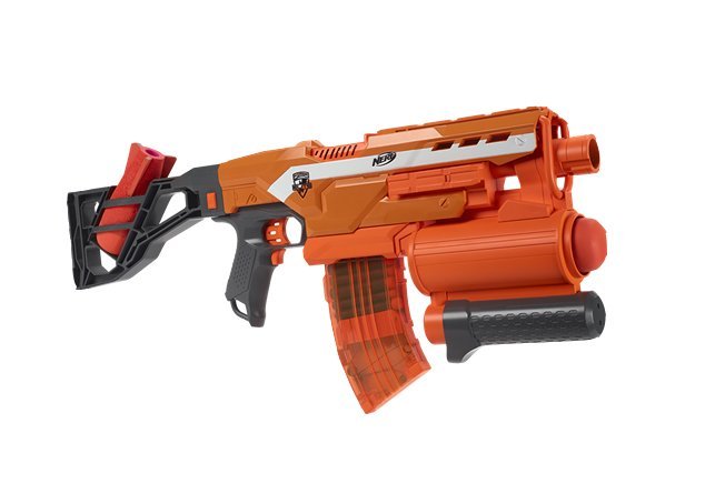 NERF N-Strike Elite Demolisher 2-i-1-blaster + 10 st pilar  2 st Missiler