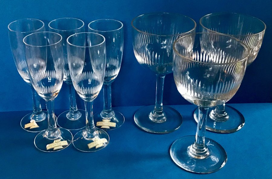 Johansfors Glasbruk -Bengt Orup ”Recette ” - 8 x glas