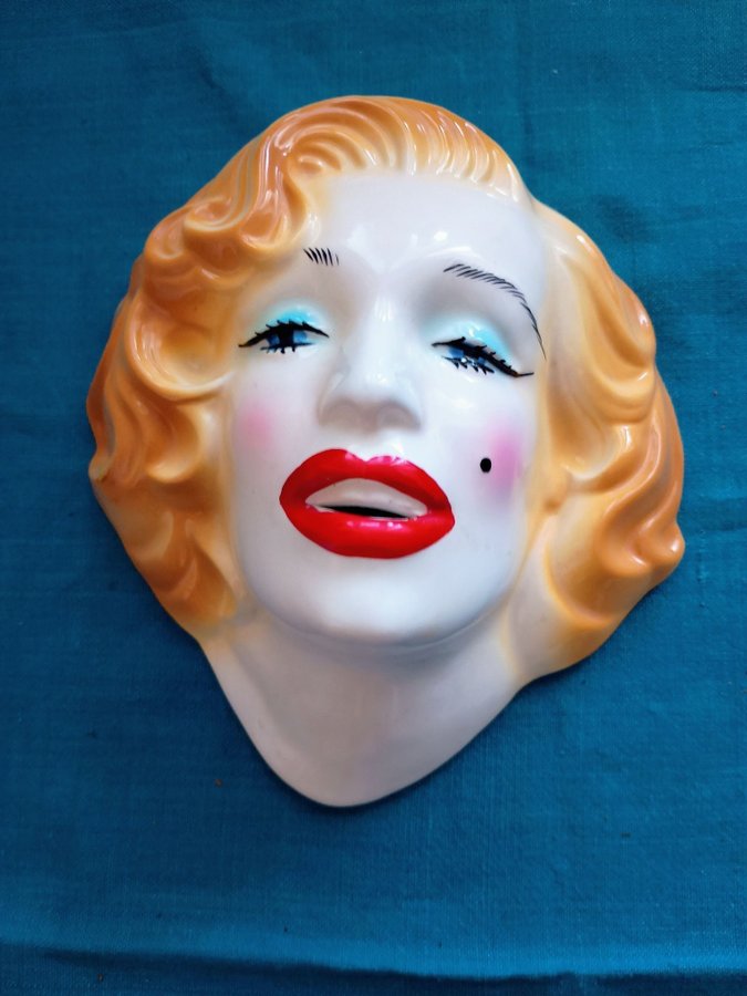 Marilyn Monroe ansiktsmask i keramik