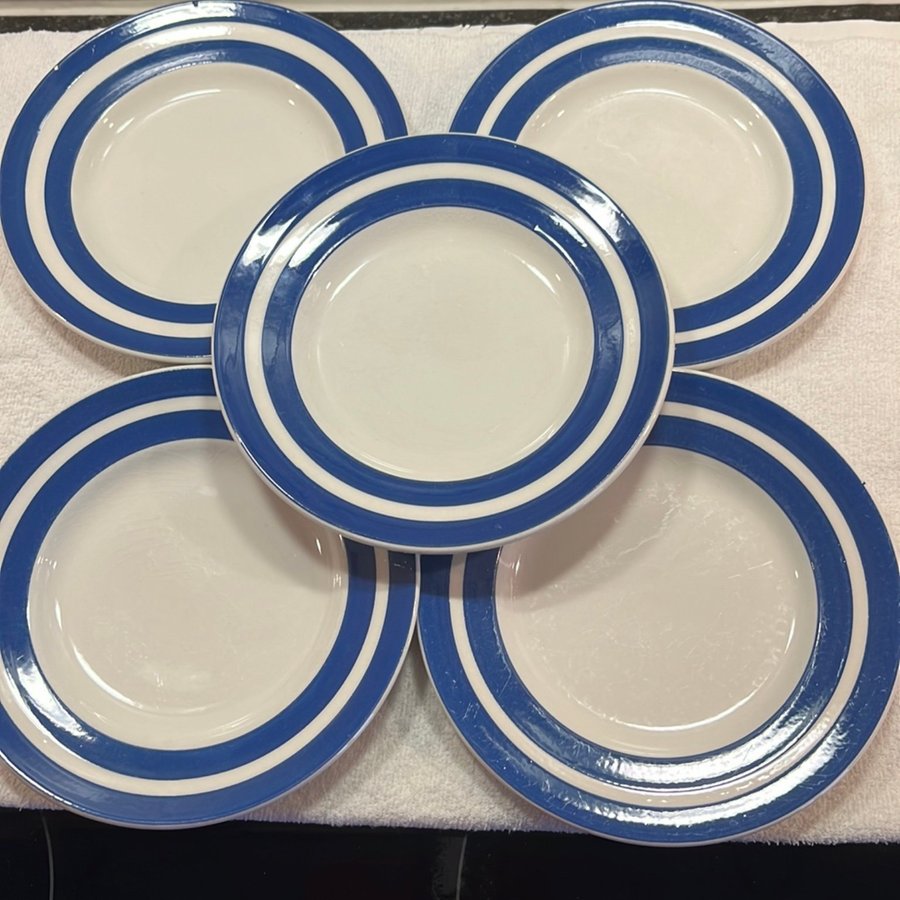 Staffordshire assietter Cordon Bleu Retro