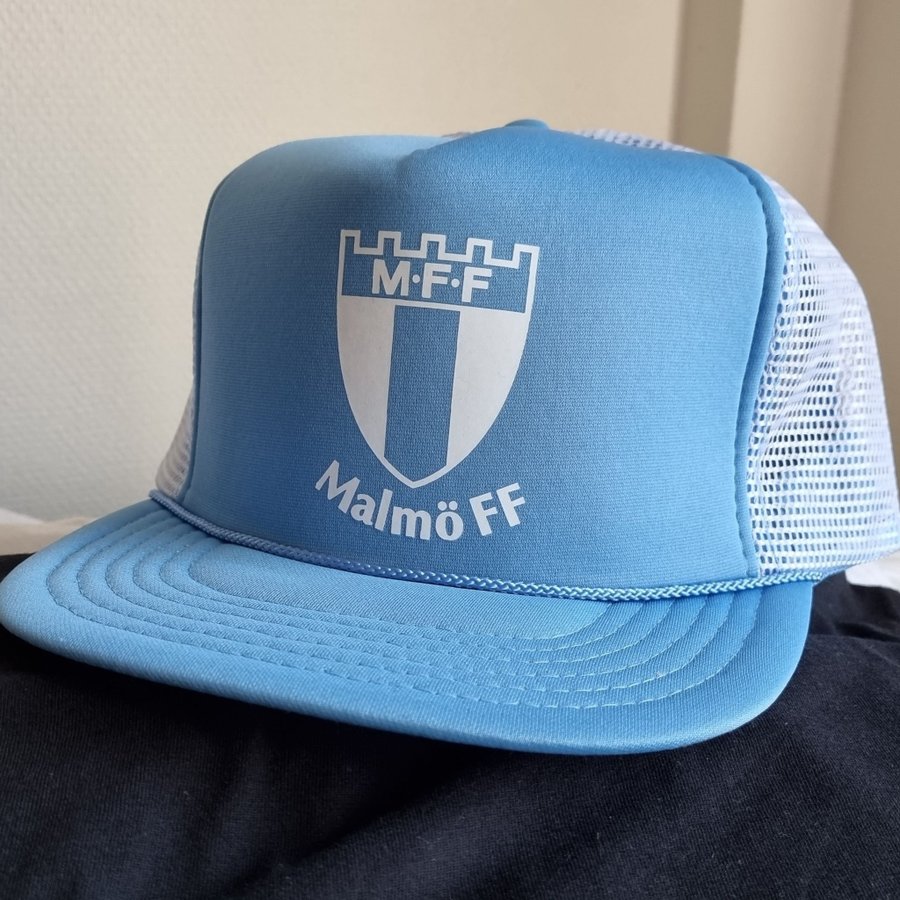 Malmö FF truckerkeps |MFF vintage NY keps fotboll merchandise Di blåe svensk UNI