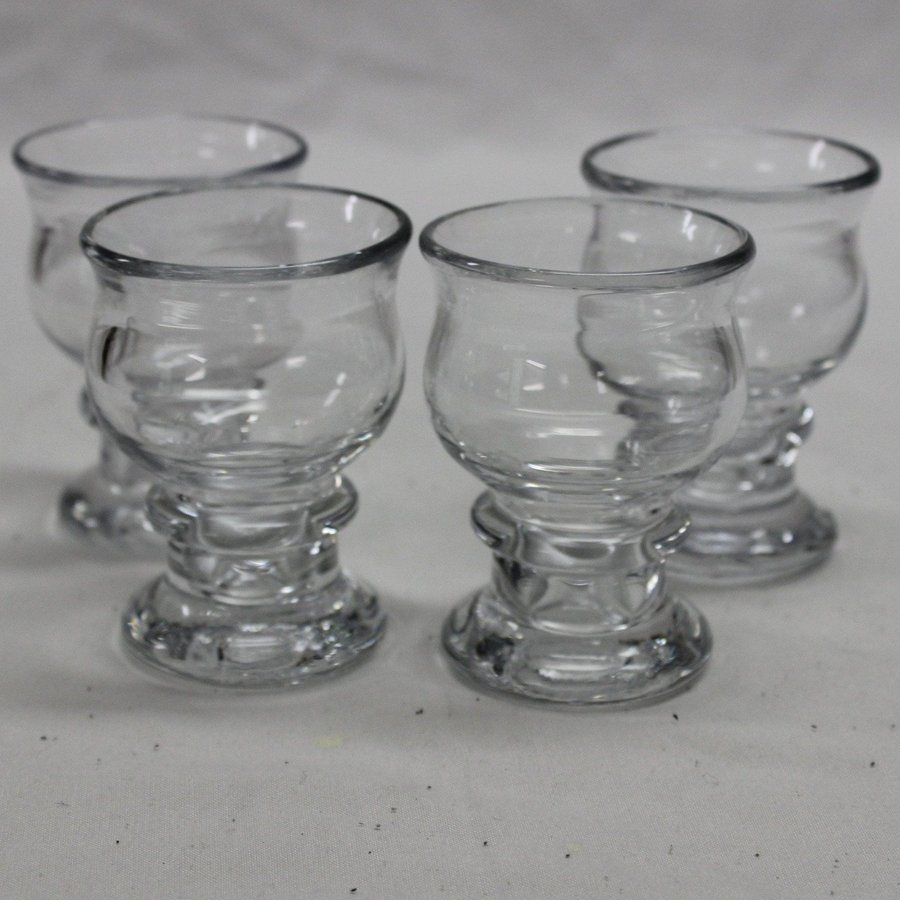 4 Liten Glas Spritglas Kosta Boda Baron Rolf Sinnemark