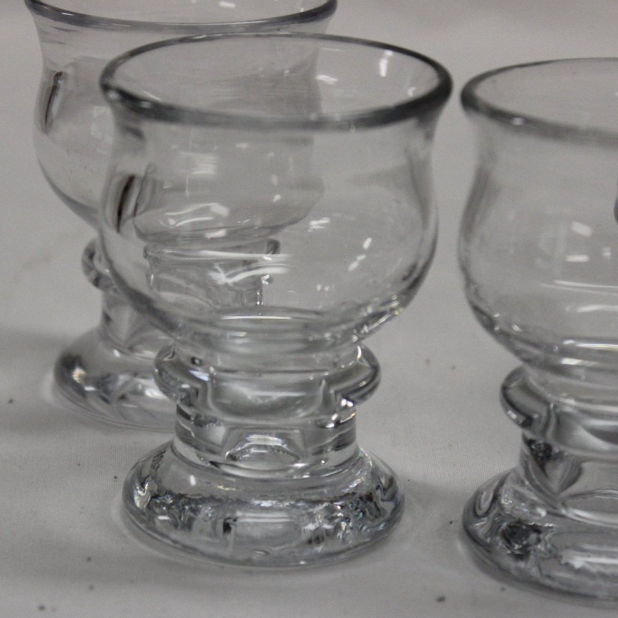 4 Liten Glas Spritglas Kosta Boda Baron Rolf Sinnemark