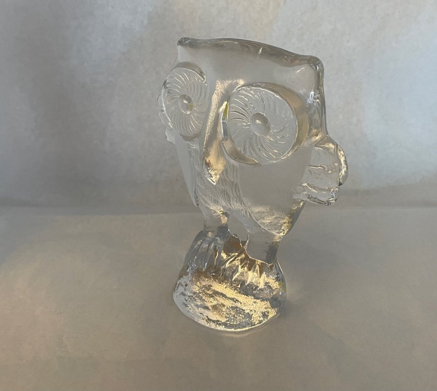 Glasuggla glasfigur Kosta Boda