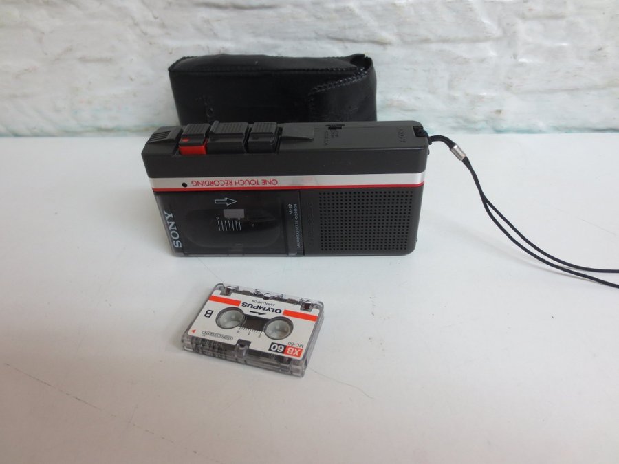 Sony M-12 Microcassette Recorder .........Reparationsobjekt!