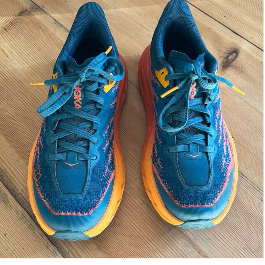 Hoka Speedgoat 5 Löparskor Blå/Orange