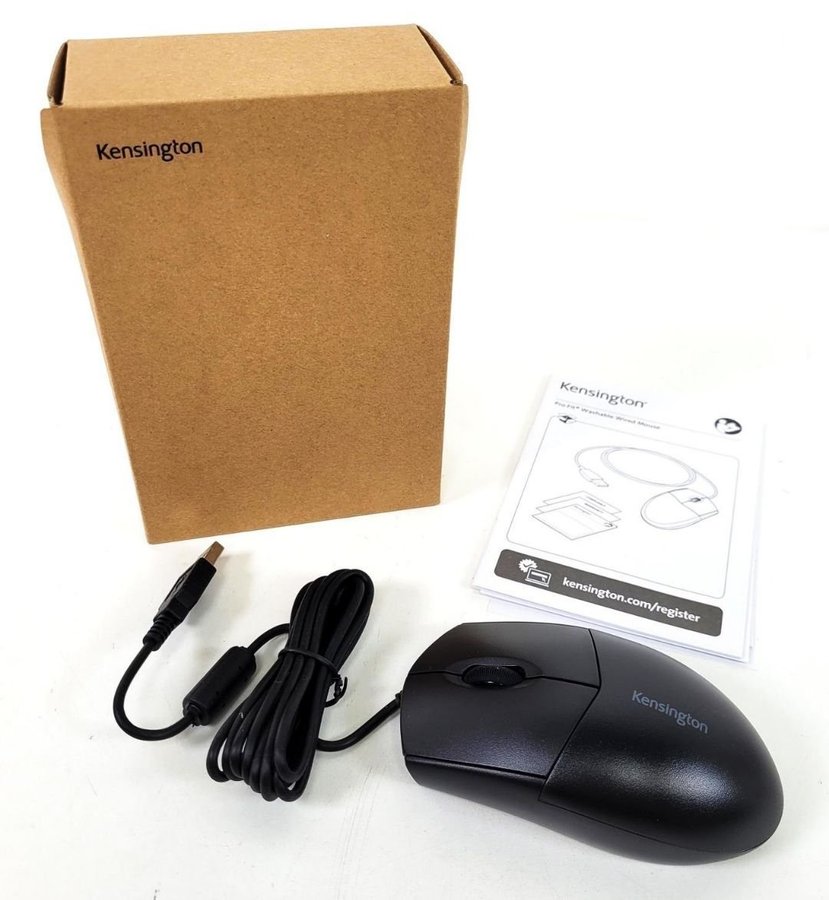 Kensington Datormus Pro Fit Washable Wired Mouse