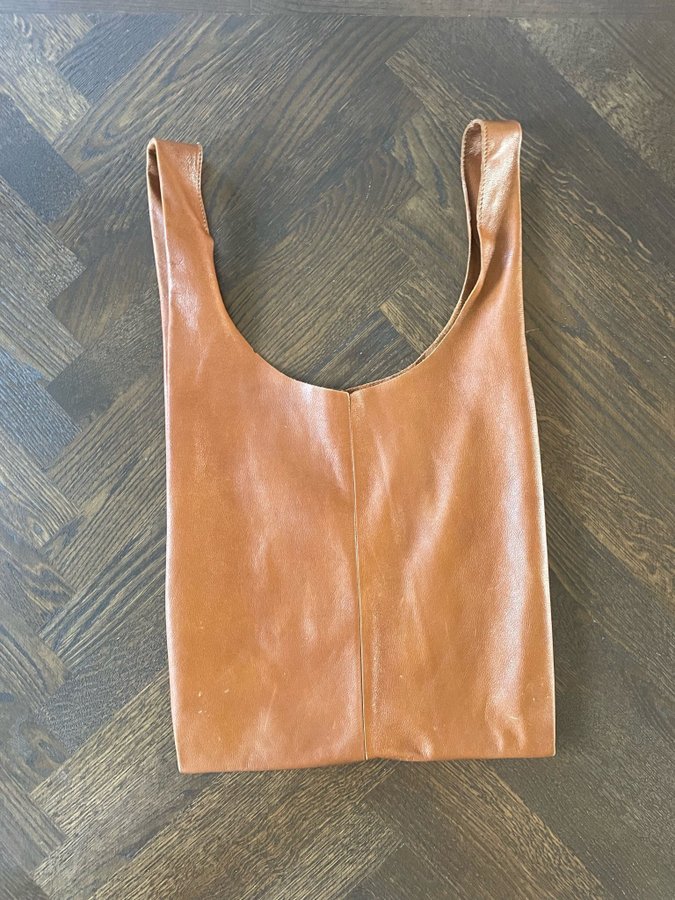 K.Cobler Påsväska/totebag brunt skinn