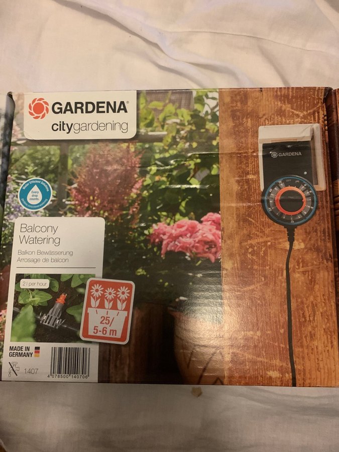 Gardena CityGardening automatiskt bevattningssystem Ny och oanvänd