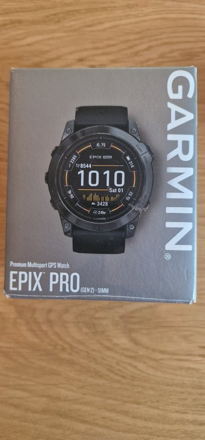 Garmin Epix Pro (Gen 2) - Svart 51 mm