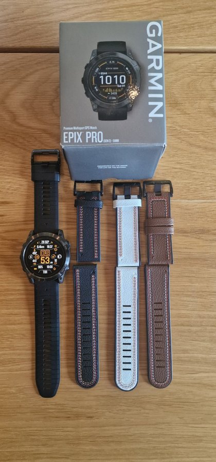 Garmin Epix Pro (Gen 2) - Svart 51 mm