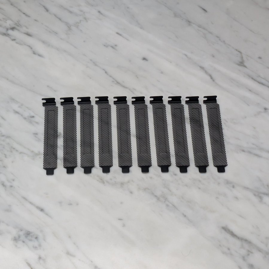 (10-pack) Metallfästen för PCI Slots