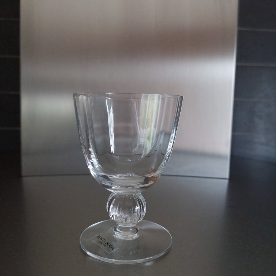 Kosta Boda 6 st sherry/ starkvinsglas,Design Gunnel Sahlin