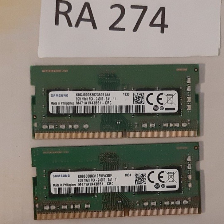 DDR4 16GB , märke : Samsung , 2666MHz , för laptop