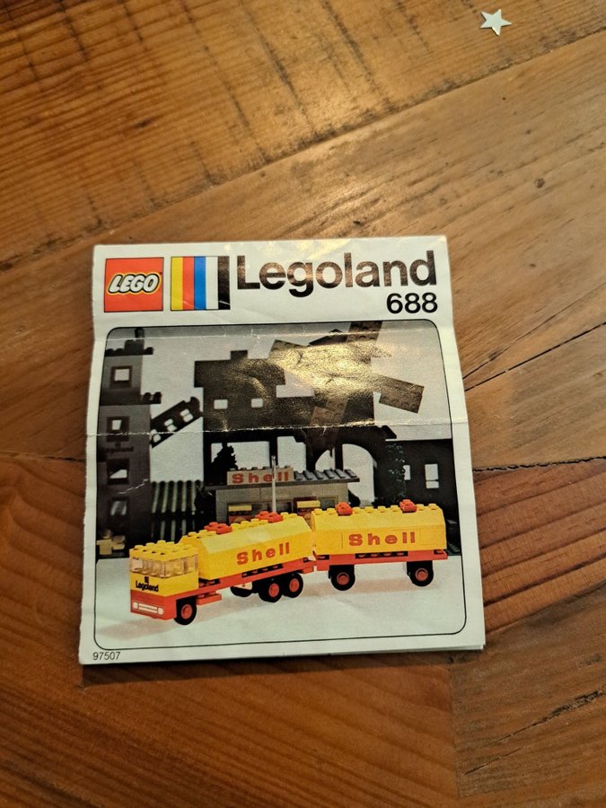 Lego Legoland - 688 Shell Tankbil retro