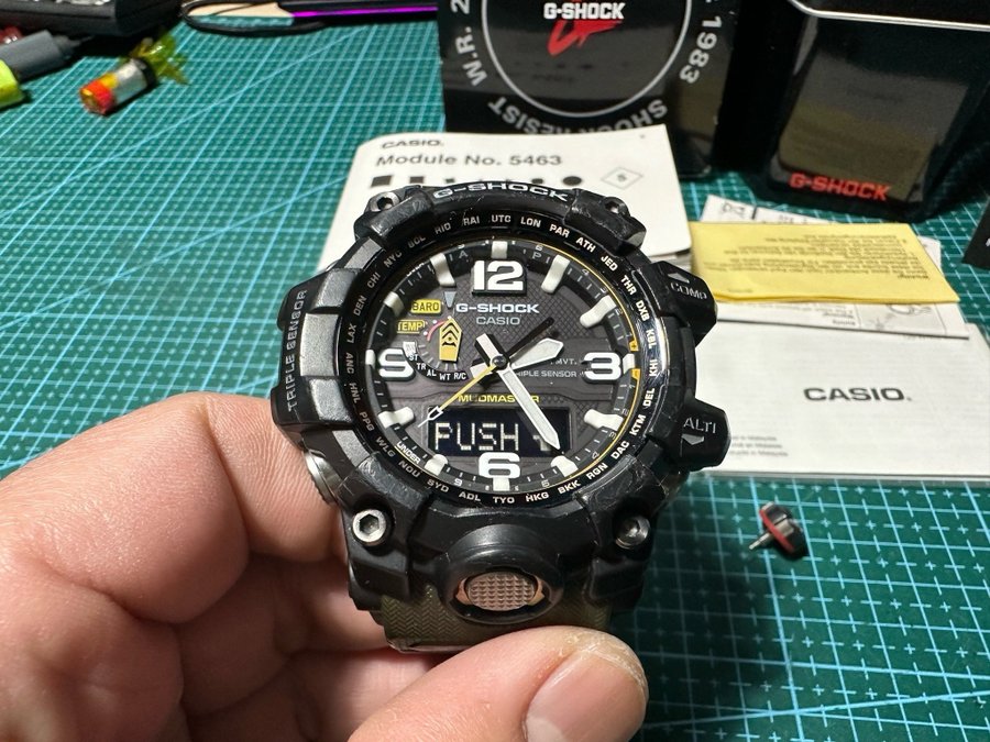 G-Shock GWG-1000-1A3ER Mudmaster defekt.