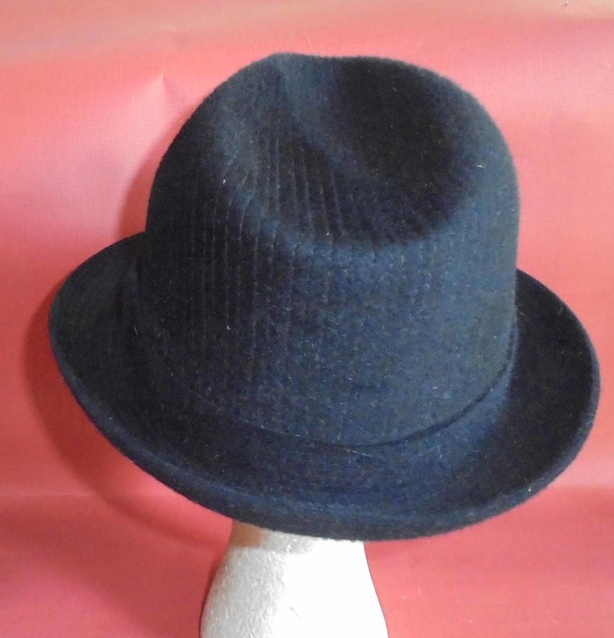 hatt svart herrhatt vintage Eichap