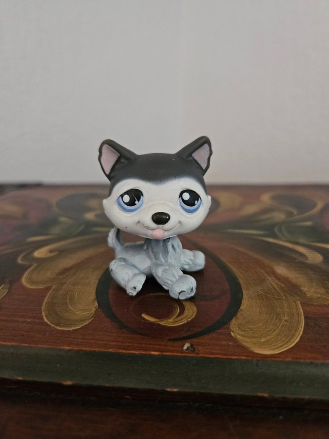 Littlest petshop - husky sittandes