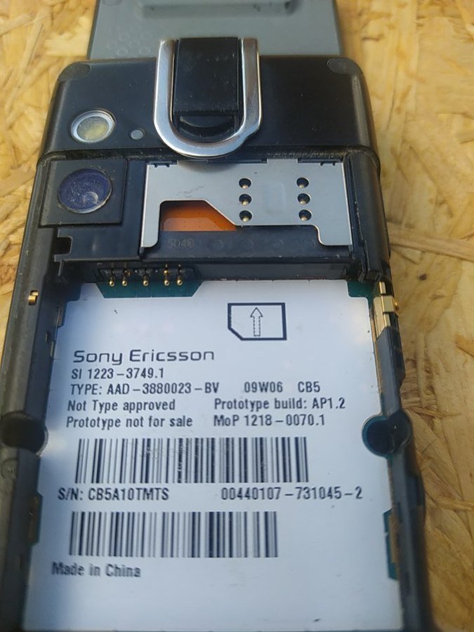 Sony Ericsson prototype w995