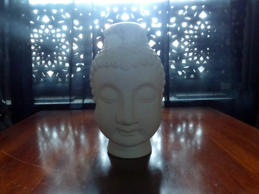 Buddha huvud keramik 25cm