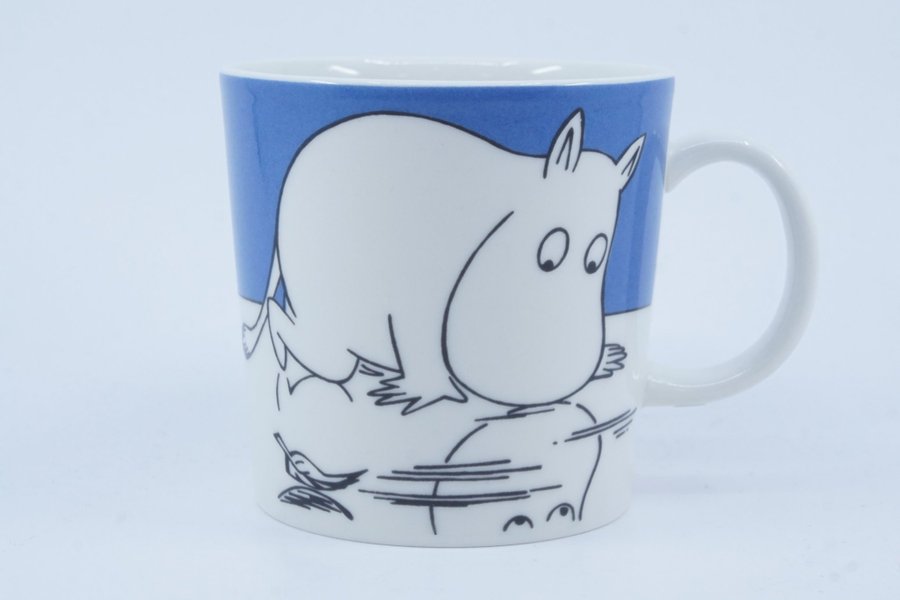 Muminmugg Mumintrollet på is / Moomin Mug Moomintroll on Ice [A]