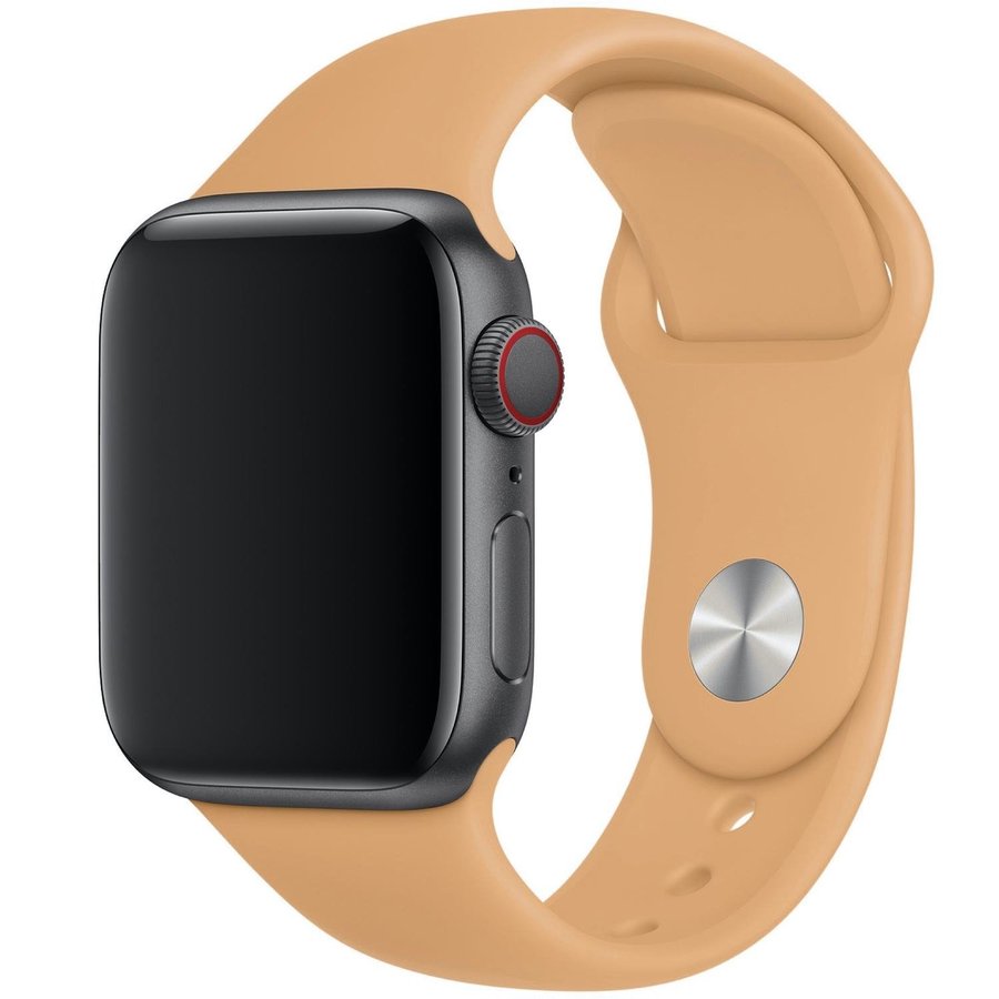 Silicone Band 38/40/41mm (S/M) Apple Watch Armband - PEANUT BUTTER