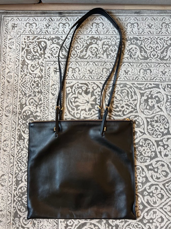 Jil sander Small holster leather tote bag