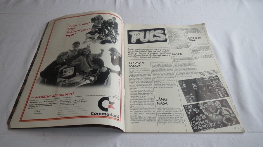 TIDNING / SOFT Sveriges enda rena software tidning NR 5 - 1987 - Commodore