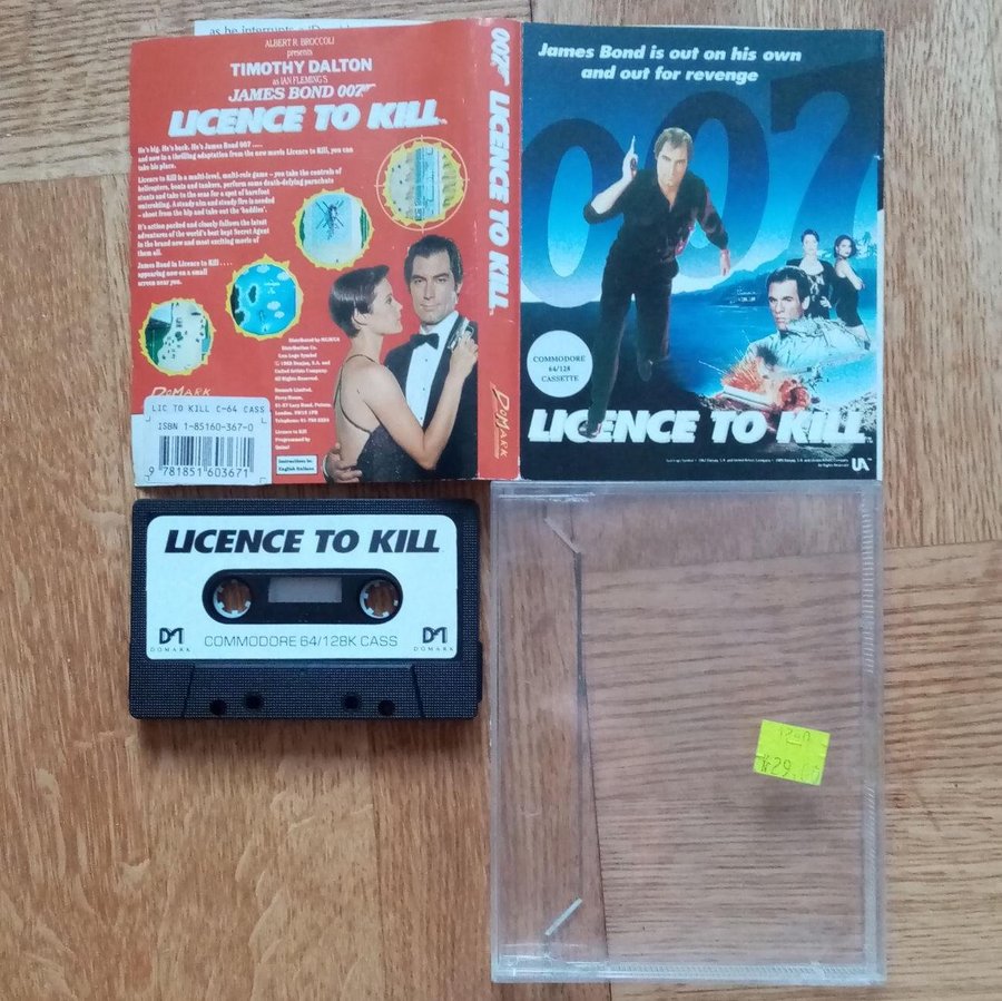 Licence to Kill (Domark) ->TESTAD<- Commodore 64 / C64 Spel