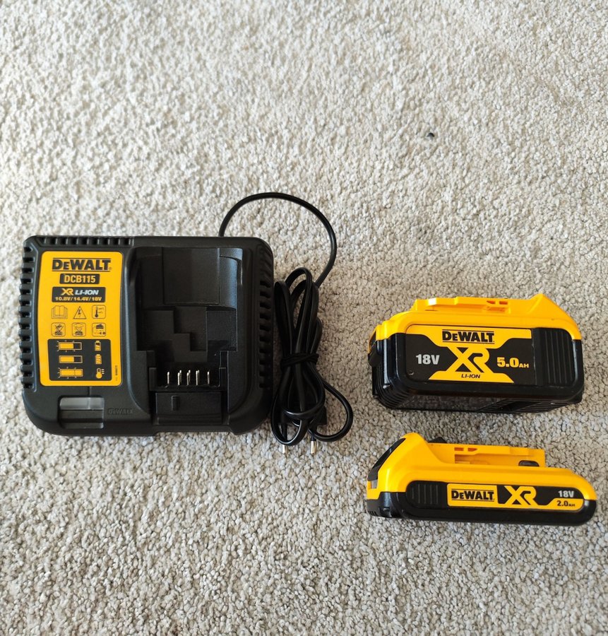 Dewalt 18V XR Batteri och Laddare