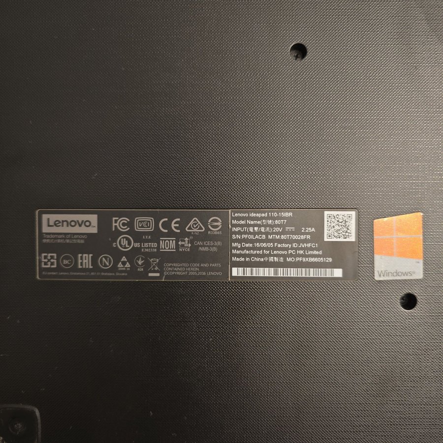 Lenovo IdeaPad 110-15IBR Laptop