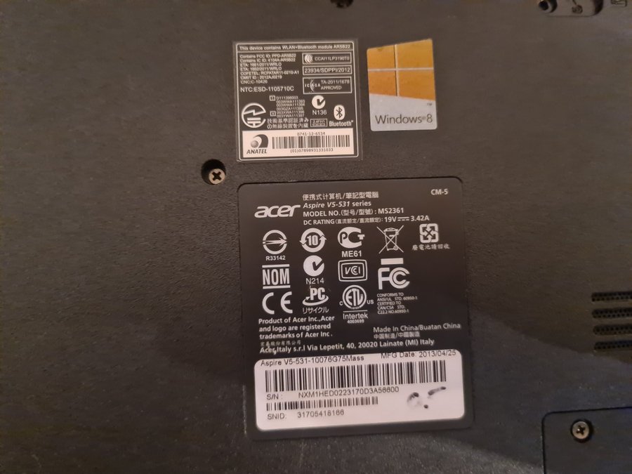 Acer Aspire V5-531