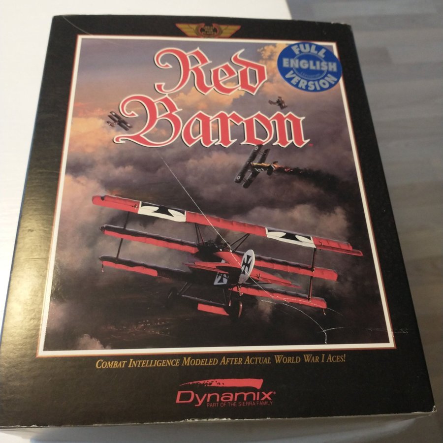 Spel program Red Baron i box Apple Macintosh mac